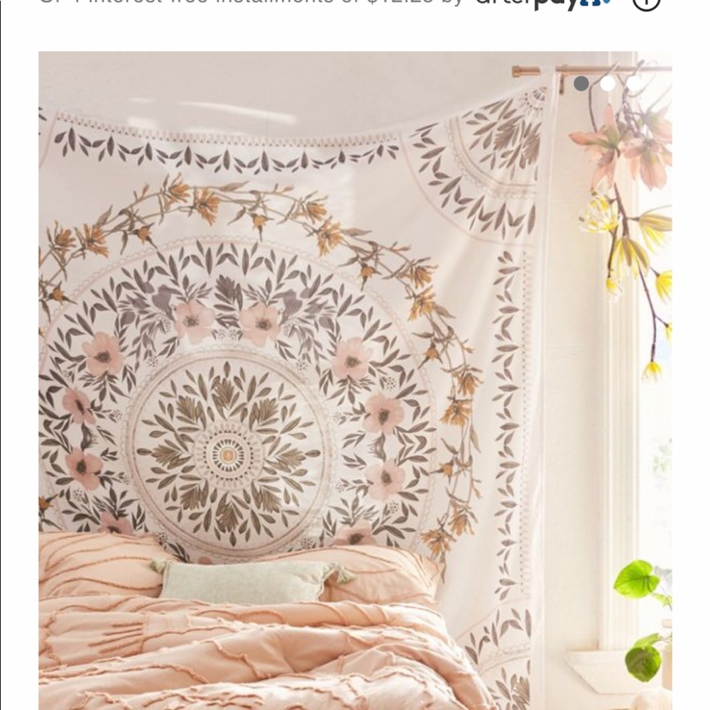 Urban Outfitters Floral Tapestry